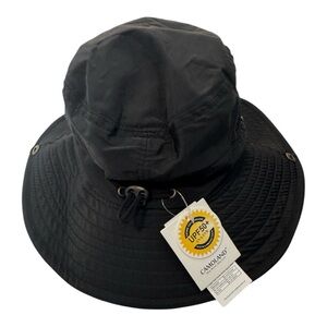 NEW Camoland UPF50+ Black Fishing / Sun Hat — New With Tags